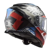 LS2 STORM 2 SPRINTER MAT SİYAH-KIRMIZI-TITANIUM KASK - 2