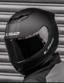 LS2 STREAM 2 MAT SİYAH KASK ( SİYAH+ŞEFFAF CAM ) thumbnail 4