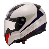 LS2 RAPID 2 DRIVEWAY BEYAZ-MAVİ-KIRMIZI KASK thumbnail 2