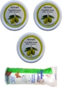 Dermokil El Kremi Zeytinyağlı 3x220 ml + Makyaj Pamuğu - 1