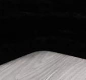 Dekoratif Tavşan Tüyü Ultra Yumuşak Peluş Kaymaz Halı Yolluk Siyah thumbnail 5