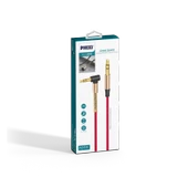 Phixi Basic A811 'L' Kesim Metal Başlıklı ve Yaylı 3.5mm Aux Kablo - 4
