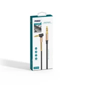 Phixi Basic A811 'L' Kesim Metal Başlıklı ve Yaylı 3.5mm Aux Kablo - 8