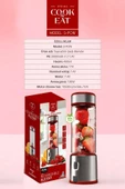Cook Eat S-Pow Şarjlı 450 ml Paslanmaz Blender - 4