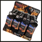 Uyguna-Yakala 24'lü Stand Pro Çorap Mix Lambswool Termo Erkek Çorabı-RAP.166 - 2