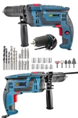 STİLMAX  3000W Compact Elektrikli Darbeli Vidalama Matkap 30 Parça SET Hediyeli Çantalı - 1