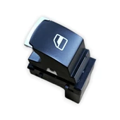 VW Passat CC 2009-2012 Sağ Ön Kapı Cam Açma Düğmesi Kromlu 3C8959855 thumbnail 1