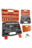 STAXX Cr-v Max 1/4 Cırcırlı Lokma Anahtar Takımı Bits Uç Seti 53 Parça Lokma Takımı Full Set - 1
