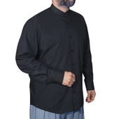 Hakim Yaka Gömlek Siyah - 1