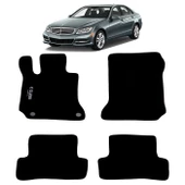 Rizline Mercedes C Serisi W204 2007-2014 Halı Paspas Siyah - 1