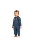 Bebek Kapüşonlu Ceket ve Pantolon Takımı, %100 Organik Pamuk, Bebek ve Yenidoğan Serisi - CSY8005 - 4