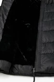 Koton Kısa Şişme Mont Kemerli Çıkarılabilir Kapüşonlu - 6