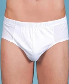 BERRAK 1050 ERKEK SLİP KÜLOT 10 ADET BEYAZ 2XL - 1