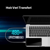 Ttec 2 Metre 65W Süper Hızlı Type C to Type C Şarj ve Data Kablosu, Kopmaz Yıpranmaz PD/QC Şarj Destekli Kablo - 5