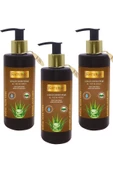 Aloe Vera Özlü El, Yüz ve Vücut Kremi 250 Ml - 3'lü Eko Paket Nemlendirici Onarıcı Vücut Losyonu - 1