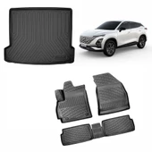 Rizline Chery Omoda 5 2022+3D Bagaj Havuzu ve Paspas Set Siyah thumbnail 1