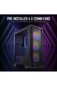 ANTEC NX360 Mid-Tower Mesh Oyuncu Kasası Siyah (4 Fan Dahil) - 5