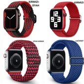 Apple Watch 42/44/45/46/49mm Kordon Örgü Tokalı Kordon 2/3/4/5/6/se/7/8/9/10/ultra - 5