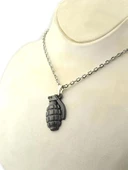 El Bombası - Grenade - Kolye - Mat Siyah - 10