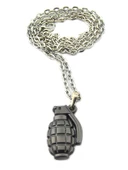 El Bombası - Grenade - Kolye - Mat Siyah - 9