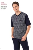 Pierre Cardin Erkek Kısa Kol 3'Lü Pijama Takımı 6022 - 3