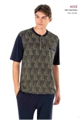 Pierre Cardin Erkek Kısa Kol 3'Lü Pijama Takımı 6022 - 2