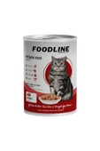Foodline Biftekli Yetişkin Kedi Konservesi 400 Gr - 1