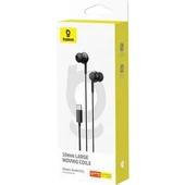 Baseus Encok CZ11 Type-C Mikrofonlu Kulaklık-Siyah thumbnail 5