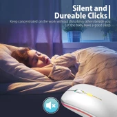 Blic Bwm6 Gri RGB Şarjlı Kablosuz 1600DPI Işıklı Kablosuz Sessiz Mouse - 3