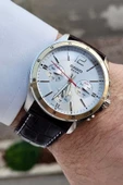 Casio CSISTE1 Kasası Gümüş Kordonu Acı Kahverengi Renk Göstergeli Fonksiyonel Erkek Kol Saati - 3