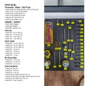 Tornavida Matkap Bits Uç Vidalama Ucu Düz Yıldız Torx Adaptör Metre Çanak Telli Fırça 35 Parça Set - 2
