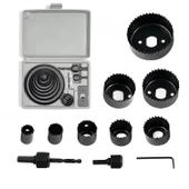 GFB Panç Seti Ahşap Sunta Duvar Buat Alçıpan Kartonpiyer Delme  Adaptör Takımı 16 Parça thumbnail 5