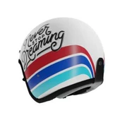 Shiro SH-7303 Jet&Cafe SH-SAGA Dreaming 2 Açık Motosiklet Kaskı Güneş Vizörlü L Beden thumbnail 4