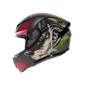 Shiro SH-870 Fighter Wild dog Full Face Motosiklet Kaskı + Iridium Vizör XL- Beden thumbnail 1