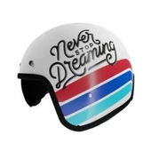 Shiro SH-7303 Jet&Cafe SH-SAGA Dreaming 2 Açık Motosiklet Kaskı Güneş Vizörlü L Beden thumbnail 5