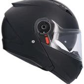 Shiro sh-508 Flip Up Trıton Solıd Mat Black Çene Açılır Motosiklet Kaskı Güneş Vizörlü L Beden - 2