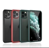 iPhone 11 Pro Max 9H Full Cam 360° Kamera Koruma Tam Koruma Kılıf - 6