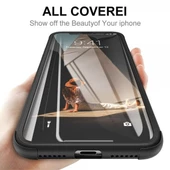 iPhone 11 Pro Max 9H Full Cam 360° Kamera Koruma Tam Koruma Kılıf - 9