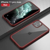 iPhone 11 Pro Max 9H Full Cam 360° Kamera Koruma Tam Koruma Kılıf - 4