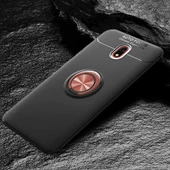 Xiaomi Redmi 8A Yüzüklü Standlı Manyetikli Kamera Korumalı Kılıf - 7