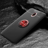 Xiaomi Redmi 8A Yüzüklü Standlı Manyetikli Kamera Korumalı Kılıf - 6