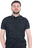 Cengiz İnler Jakar Desenli Erkek Polo Yaka T-shirt - 8