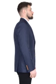 Cengiz İnler İtalyan Hasır Desen Slim Fit Erkek Ceket - 10