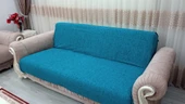 Mandaş Şönil El Dokuma Kolsuz Koltuk Takım Örtüsü (3+3+1+1)Z YEŞİL - 1