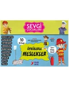 3. ve 4. Sınıflar İçin Sevgi Çocukları Öykülerle Meslekler 10 Kitap - 1