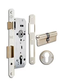 Kale 152-R Silindirli Gömme Kilit 40 mm Oval Nikel - 1