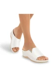 Muya Perla 31148-019 Anatomik Taban Kadın Terlik Beyaz 36-40 thumbnail 3
