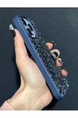 İphone 15 Pro Max Uyumlu Sw İnce Taşlı Elmas Işıltılı Telefon Kılıfı thumbnail 8