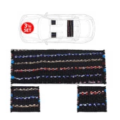 Otomobil Araba Araç Koltuk Koruma Kilim Minder 3 Lü Küçük Set Terlemeyen Örtü Tüm Araç Uyumlu - 5