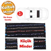 Otomobil Araba Araç Koltuk Koruma Kilim Minder 3 Lü Küçük Set Terlemeyen Örtü Tüm Araç Uyumlu - 1